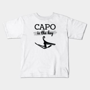 Capo is the Key Capo Light Theme Kids T-Shirt